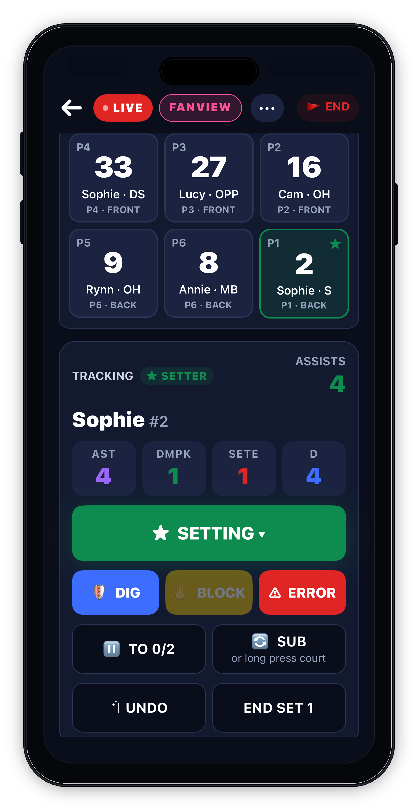 CourtsideView | Volleyball Match Day in One App